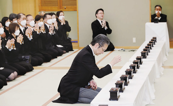 告別式の様子